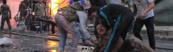 حلب: فروریختن بشکه‌های انفجاری ظرف تنها یک روز جان ۱۰۰ نفر  را گرفت