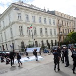 Naame Shaam protest at the Iranian embassy in Vienna, 12 May 2014
