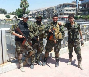 Iraqi fighters Damascus